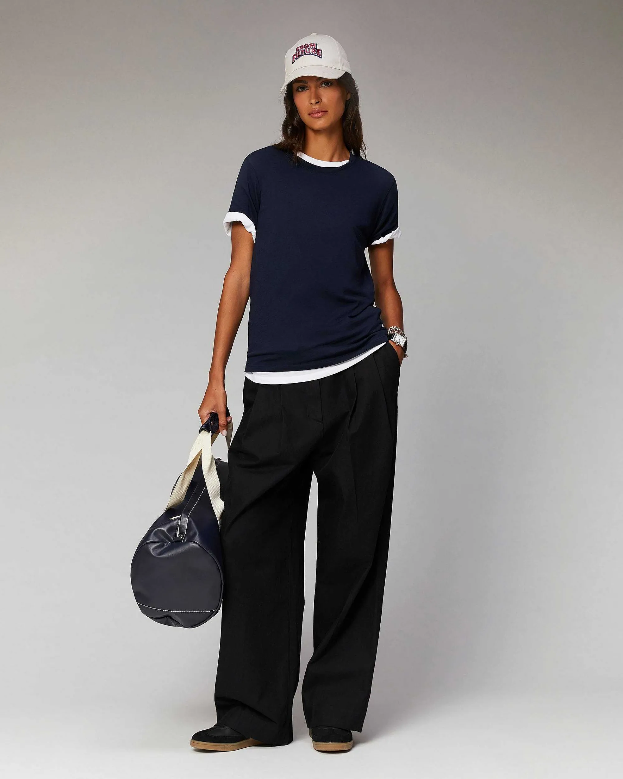 T-Shirt Col Rond Basique*FROM FUTURE Online