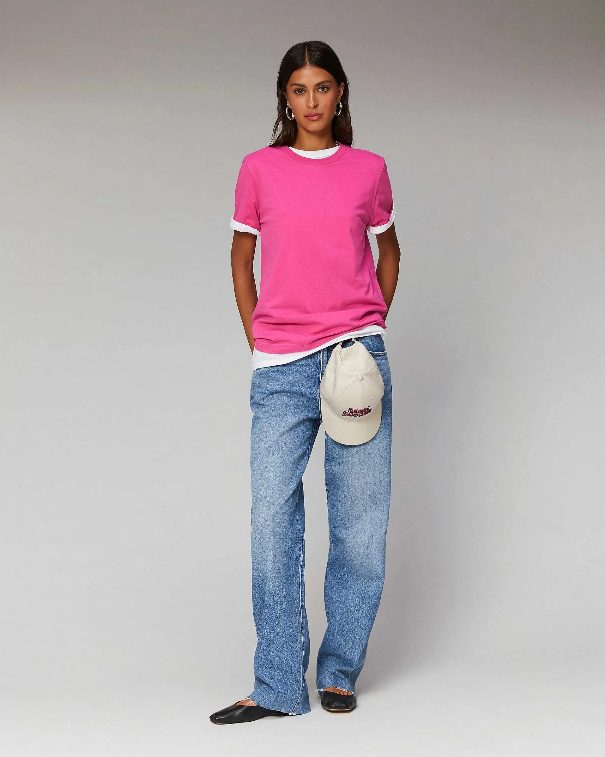 T-Shirt Col Rond Boyfriend*FROM FUTURE Sale