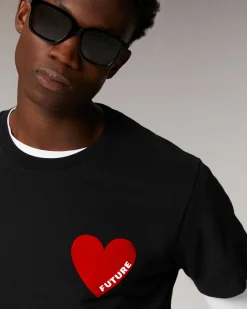 T-Shirt Col Rond Coeur*FROM FUTURE Outlet