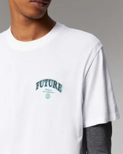 T-Shirt Col Rond College*FROM FUTURE Online