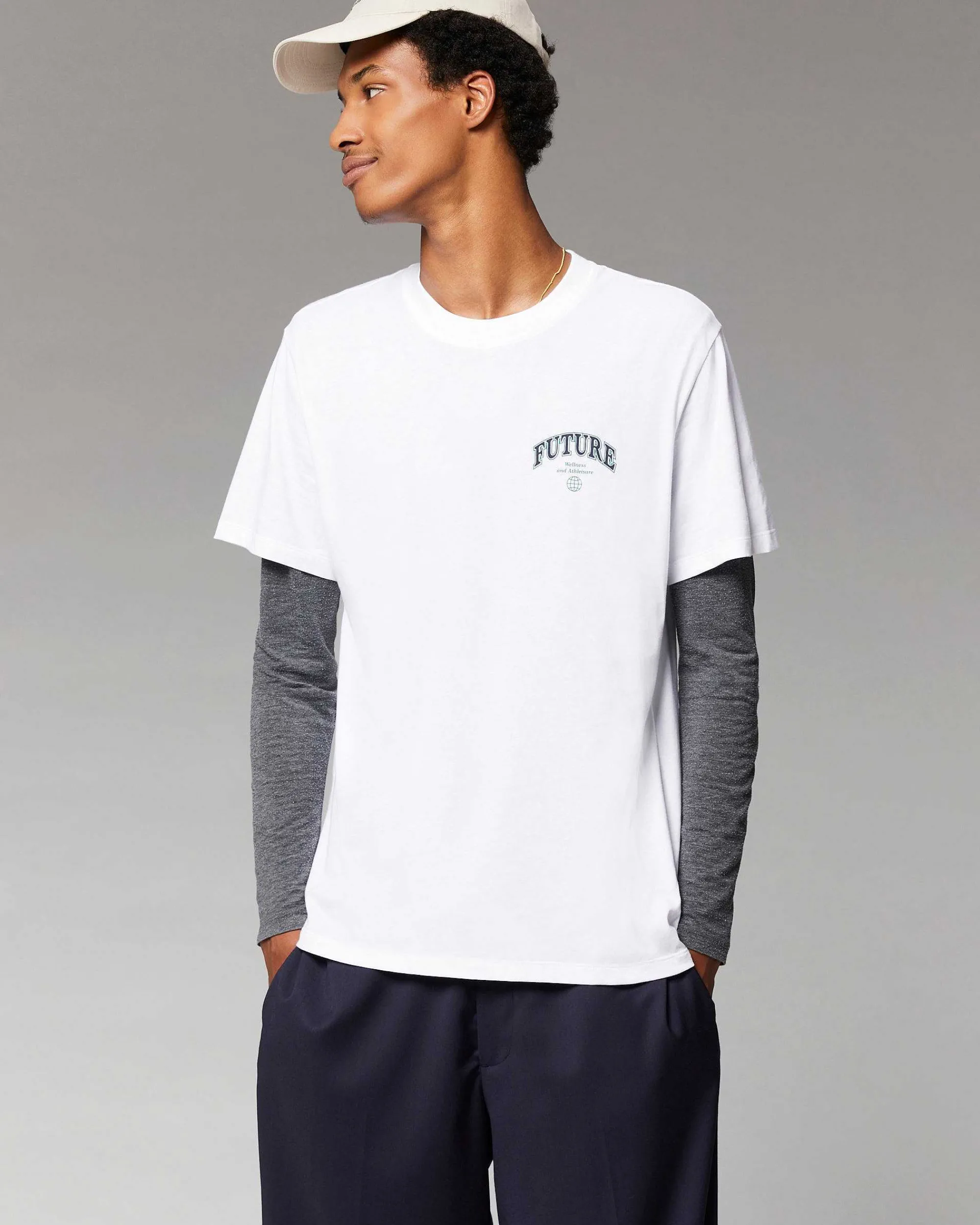 T-Shirt Col Rond College*FROM FUTURE Online